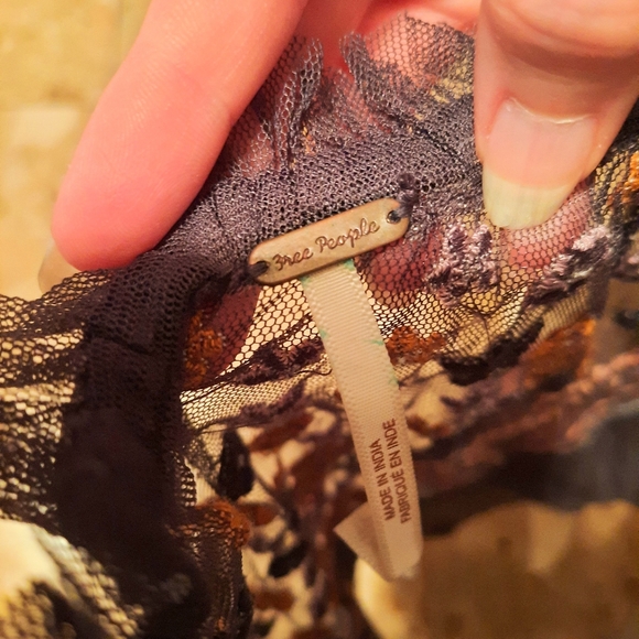 Free People Floral Lace Top - Picture 3 of 5